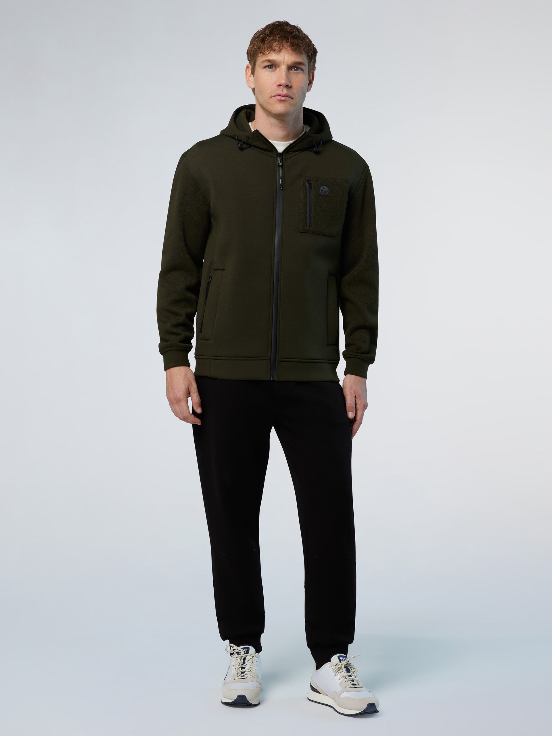 Scuba hoodie with piqué details | North Sails