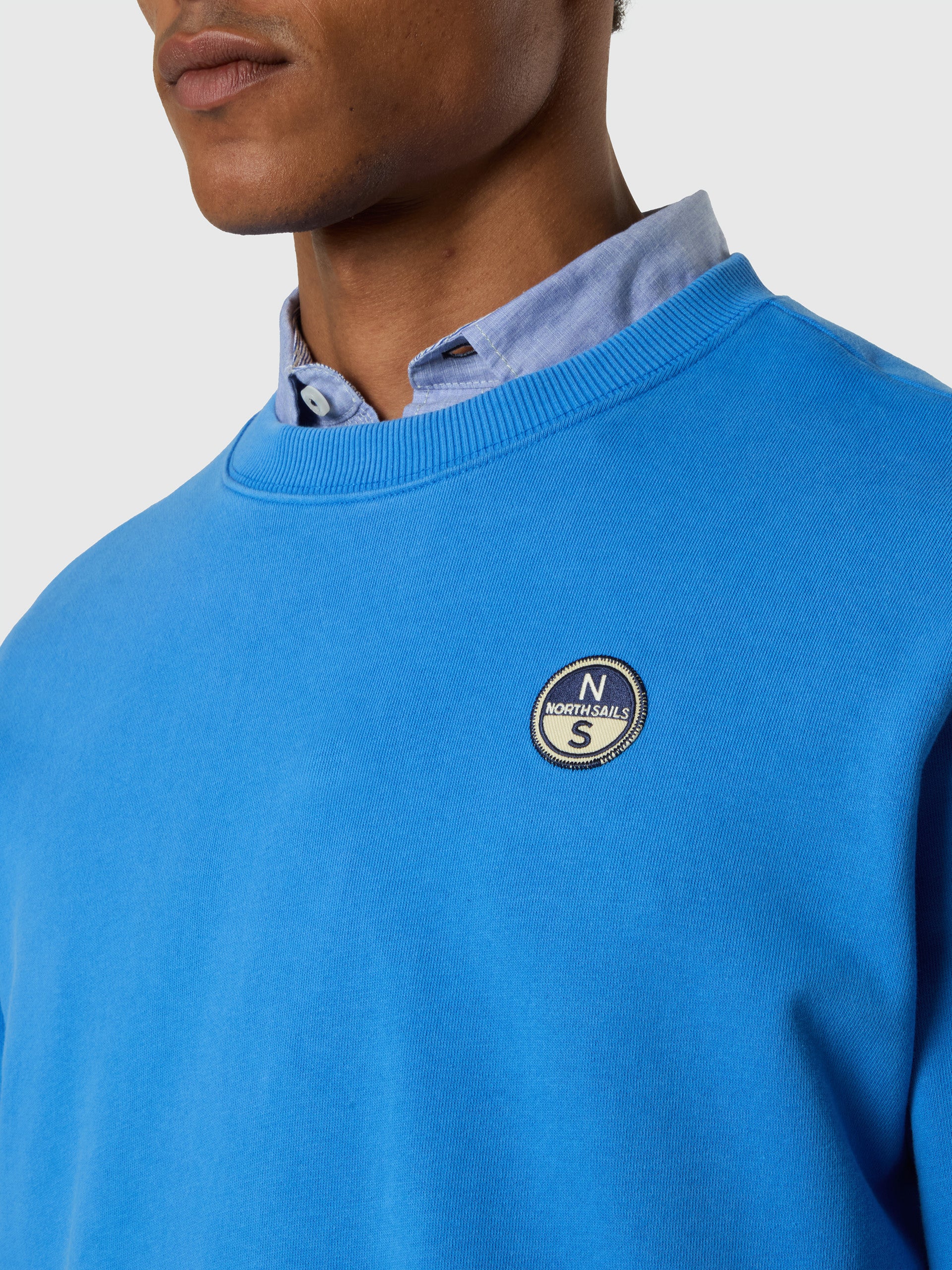 6 | Palace blue | crewneck-sweatshirt-wgraphic-691281