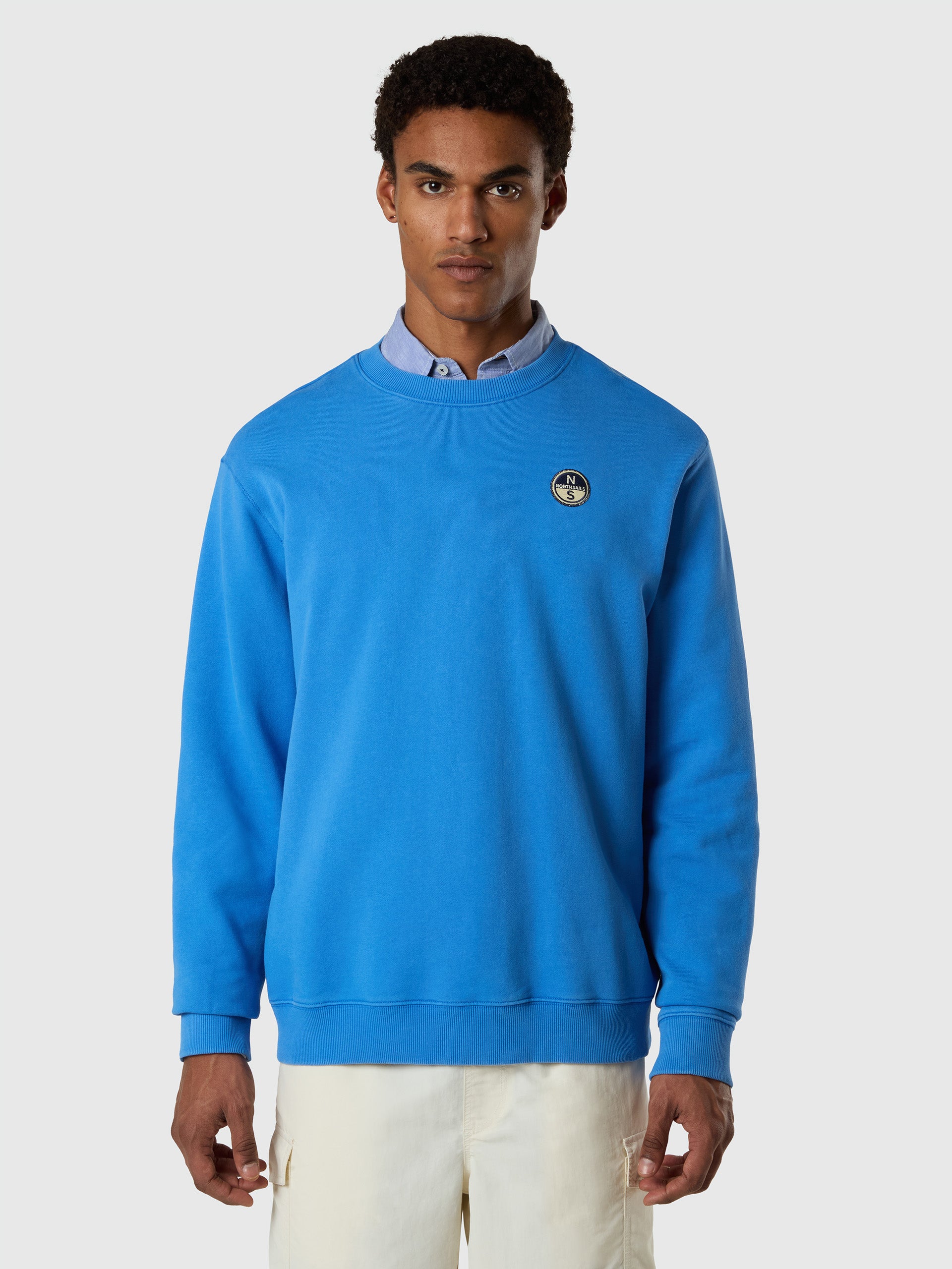 1 | Palace blue | crewneck-sweatshirt-wgraphic-691281