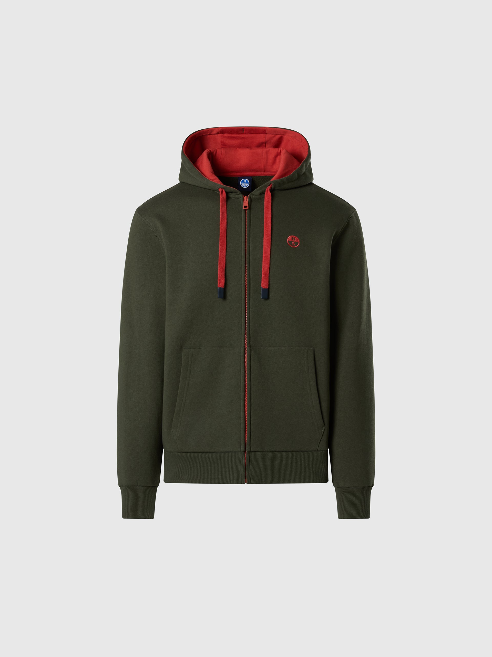 hover | Forest night | hooded-full-zip-sweatshirt-691303