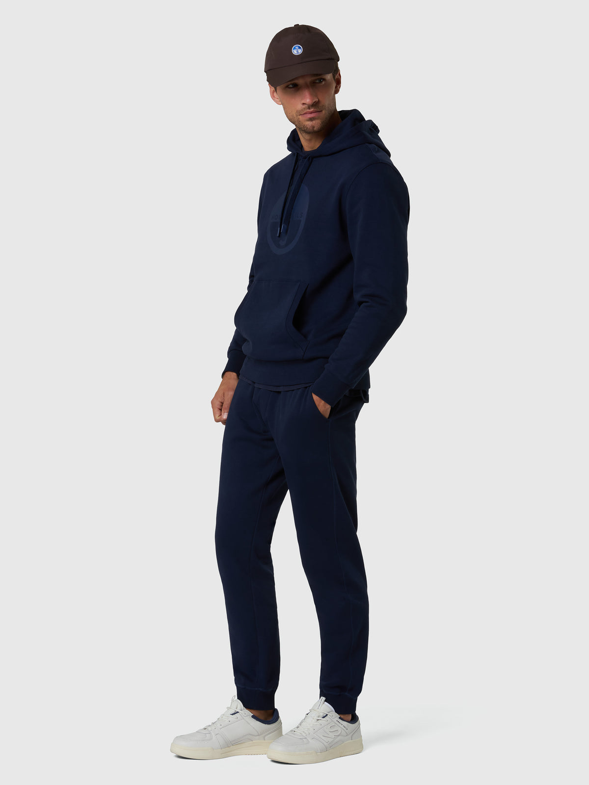 5 | Navy blue | hooded-sweatshirt-w/graphic-691304