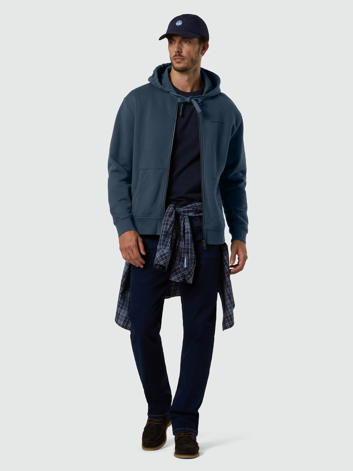 5 | Dark denim | hooded-full-zip--sweatshirt-691305