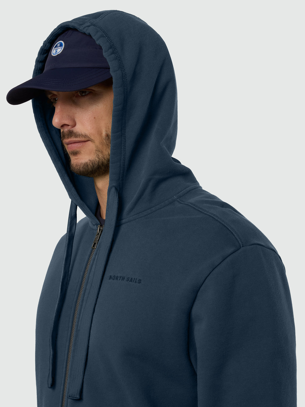 6 | Dark denim | hooded-full-zip--sweatshirt-691305