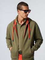 2 | Deep green | hooded-full-zip-sweatshirt-wlogo-691366