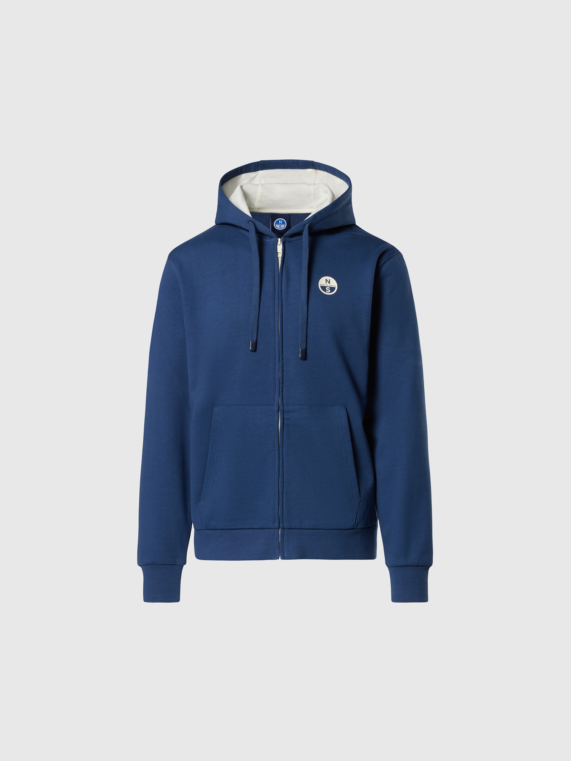 hover | Dark denim | hooded-full-zip-sweatshirt-wlogo-691366