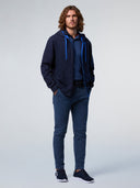 5 | Navy blue | hooded-full-zip-sweatshirt-wlogo-691366