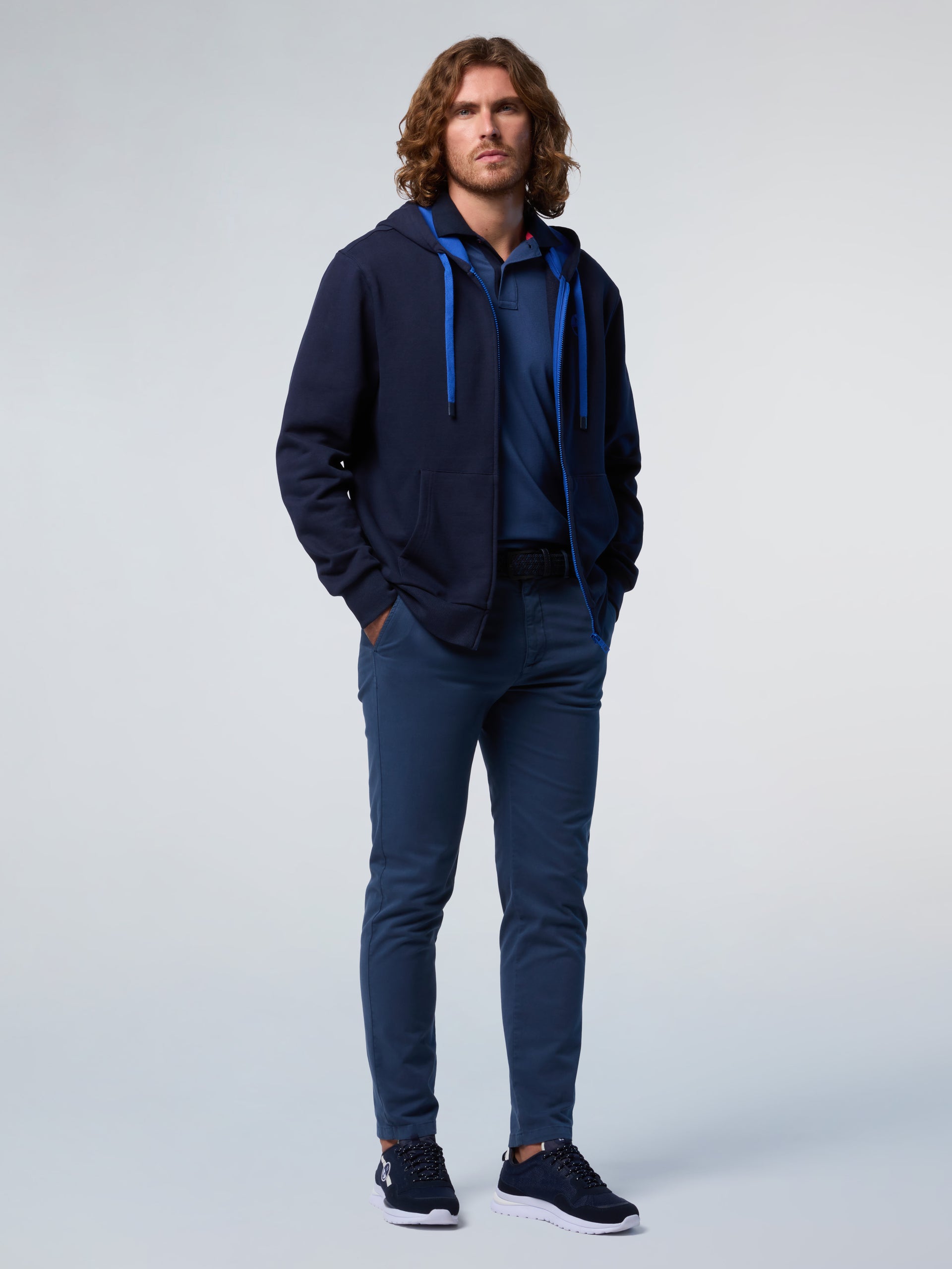 5 | Navy blue | hooded-full-zip-sweatshirt-wlogo-691366