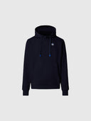 hover | Navy blue | hooded-sweatshirt-wlogo-691372