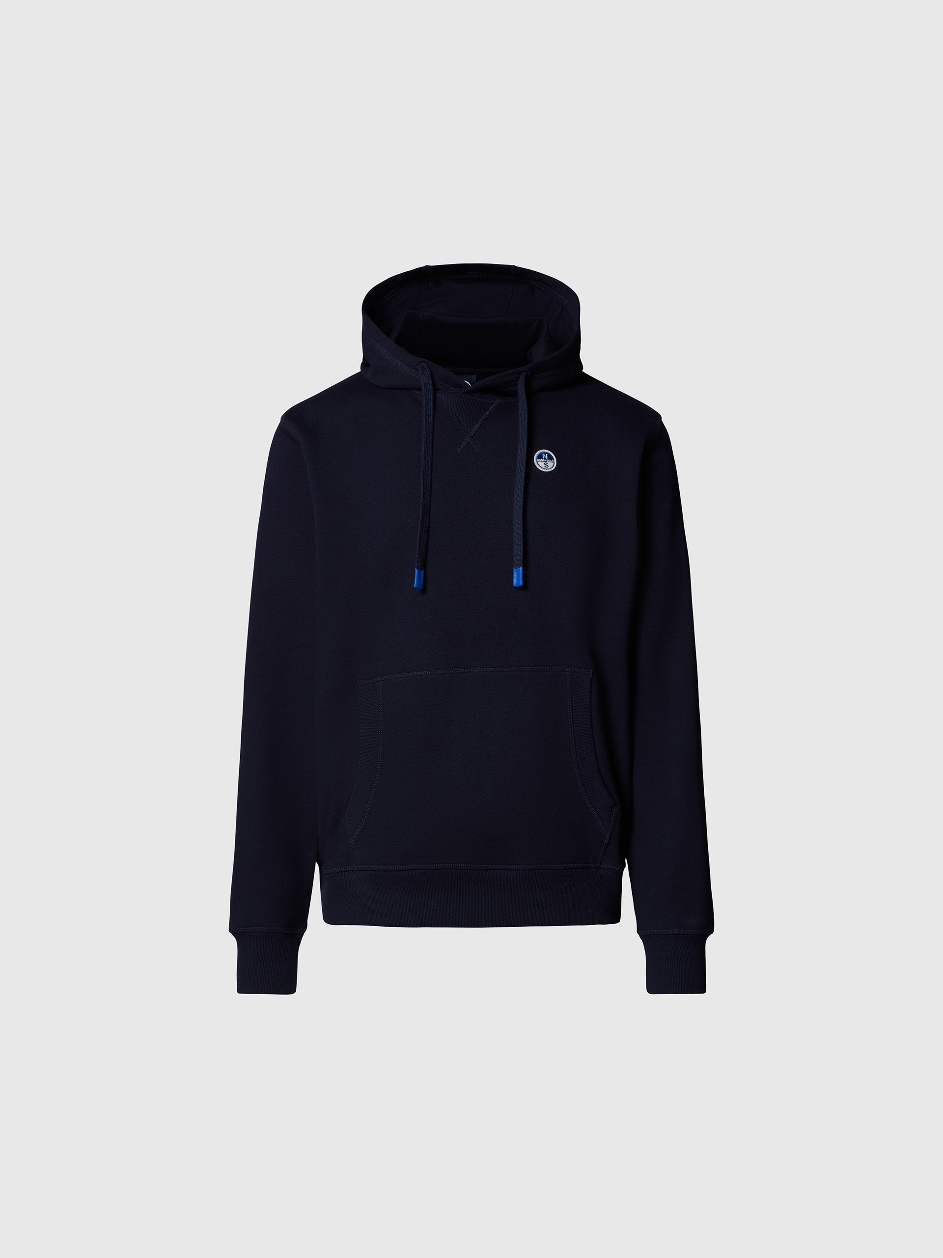 hover | Navy blue | hooded-sweatshirt-wlogo-691372