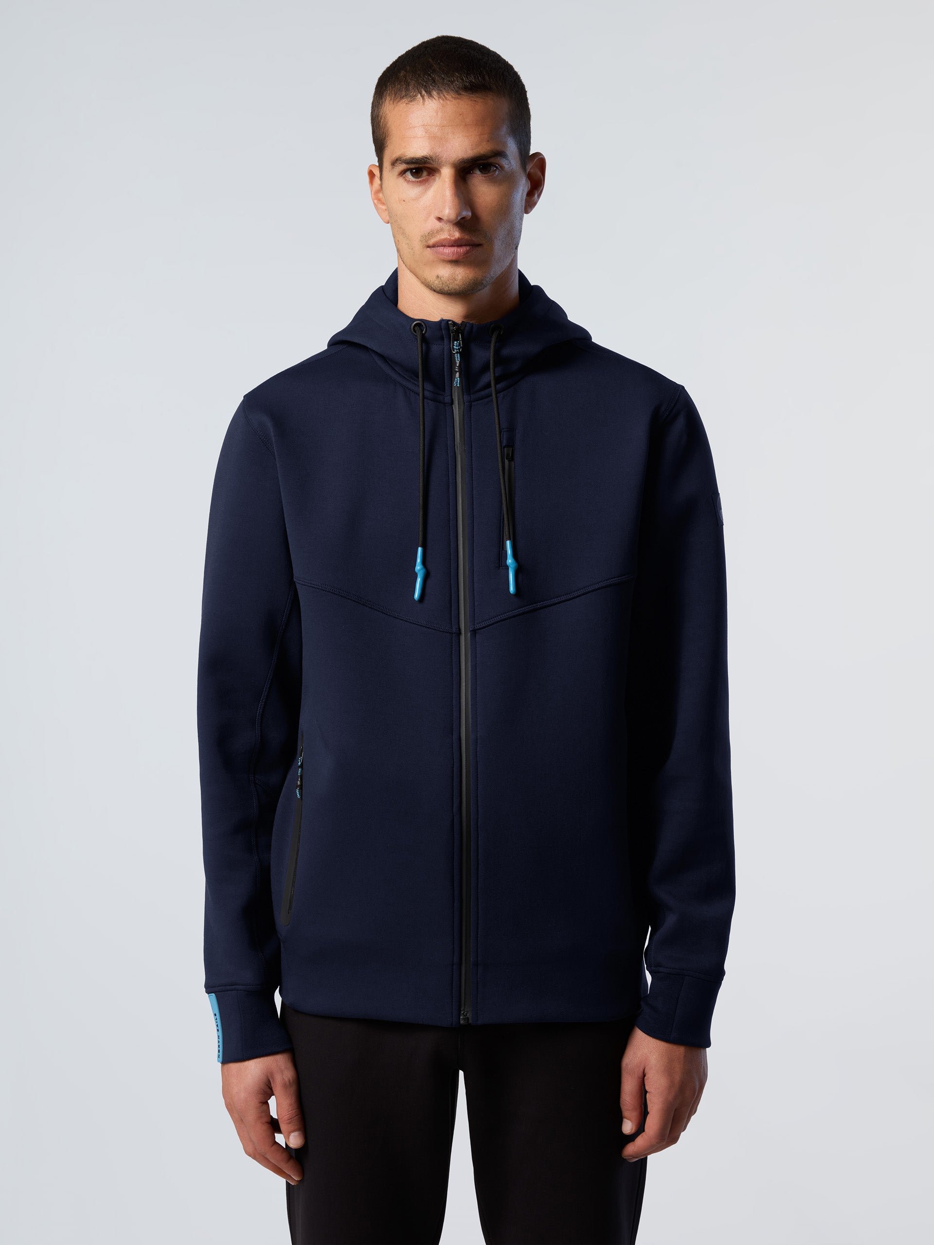 1 | Navy blue | hooded-full-zip-sweatshirt-wlogo-691393