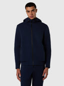 1 | Navy blue | full-zip-hodded-sweatshirt-691416