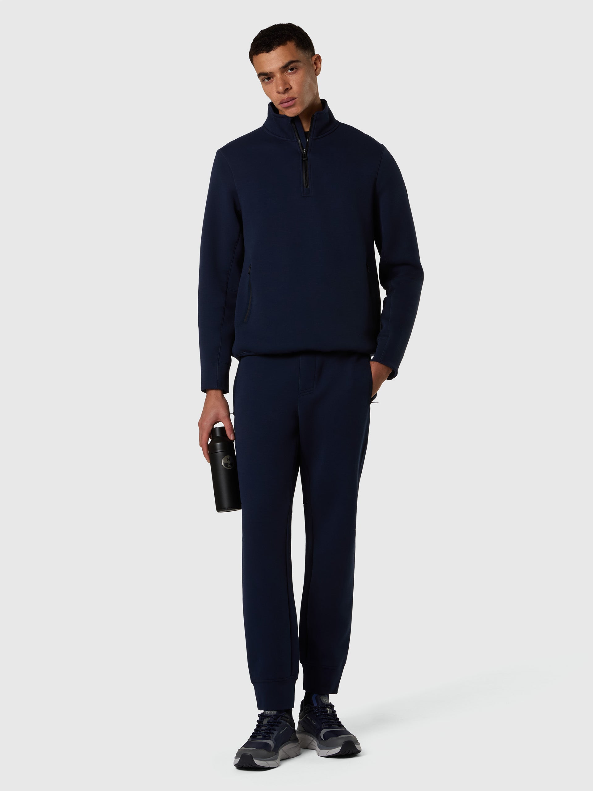 5 | Navy blue | half-zip--sweatshirt-691417