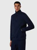 1 | Navy blue | half-zip--sweatshirt-691417