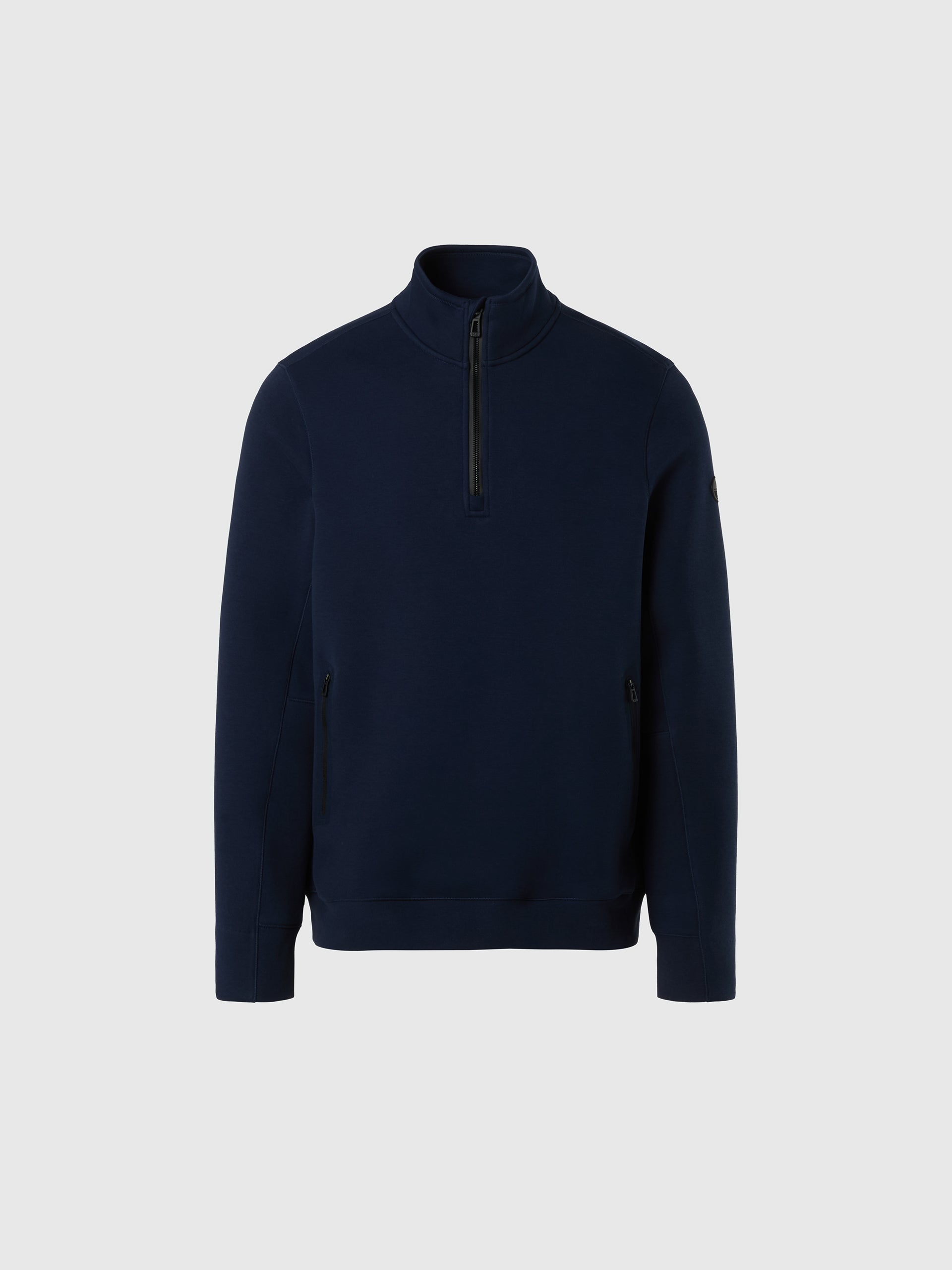 hover | Navy blue | half-zip--sweatshirt-691417