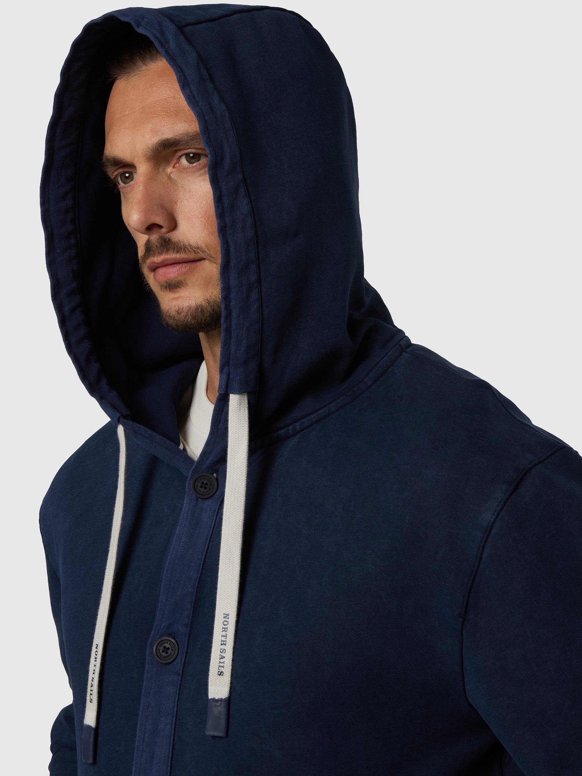 6 | Navy blue | hooded-w/buttons-sweatshirt-691529