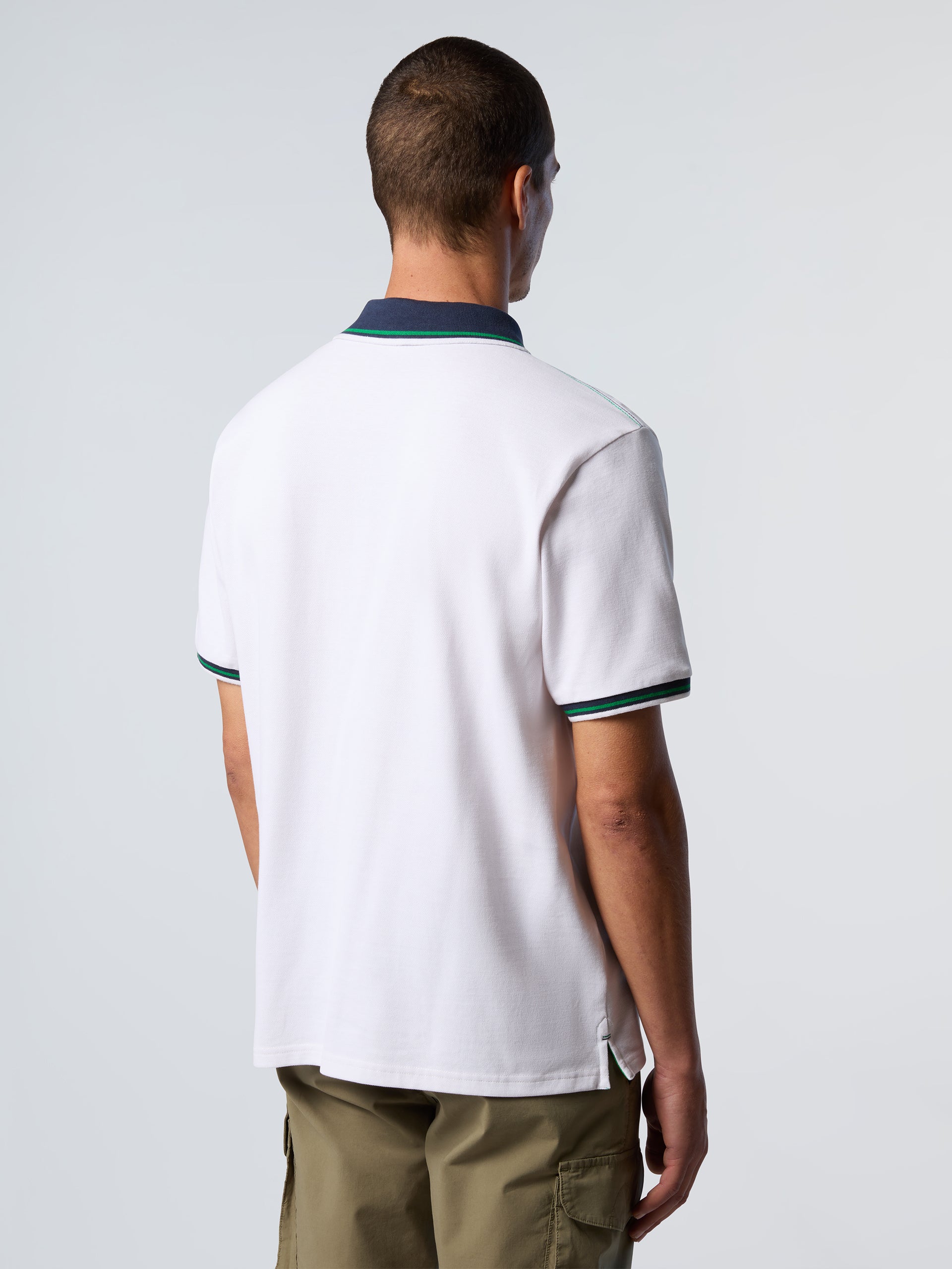 Polo shirt with striped trims | North Sails