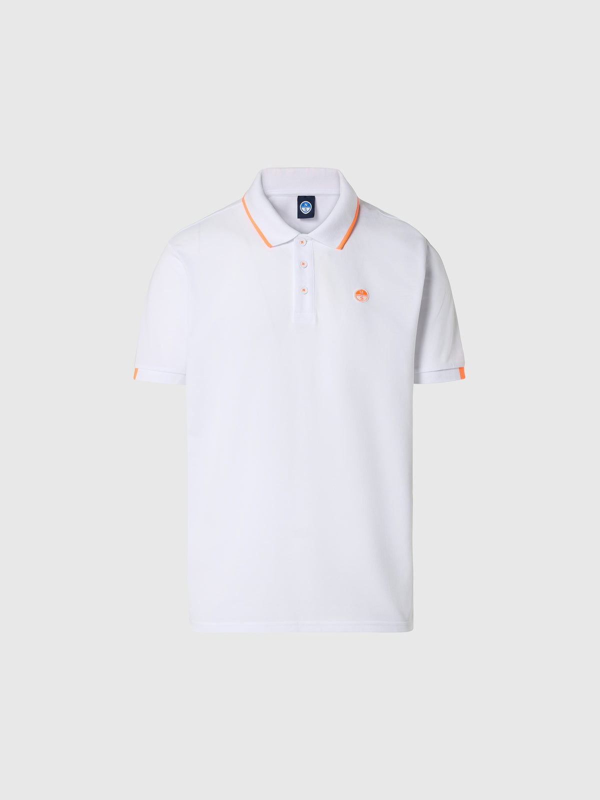 Polo shirt with neon logo | North Sails