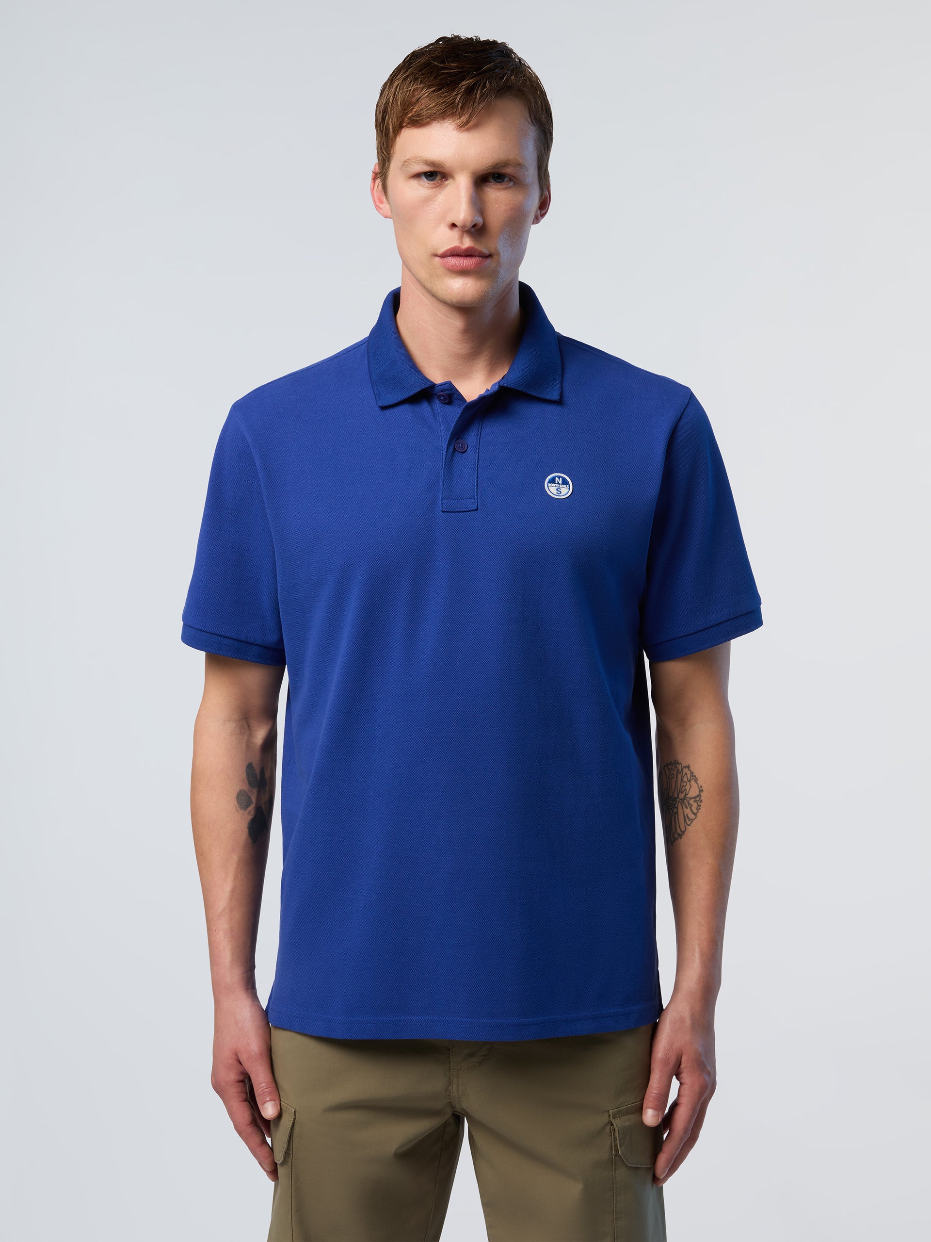 1 | Electric blue | basic-polo-short-sleeve-692451-1