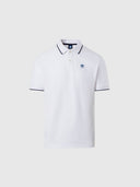 hover | White | polo-short-sleeve-collar-wstriped-in-contrast-692452-3