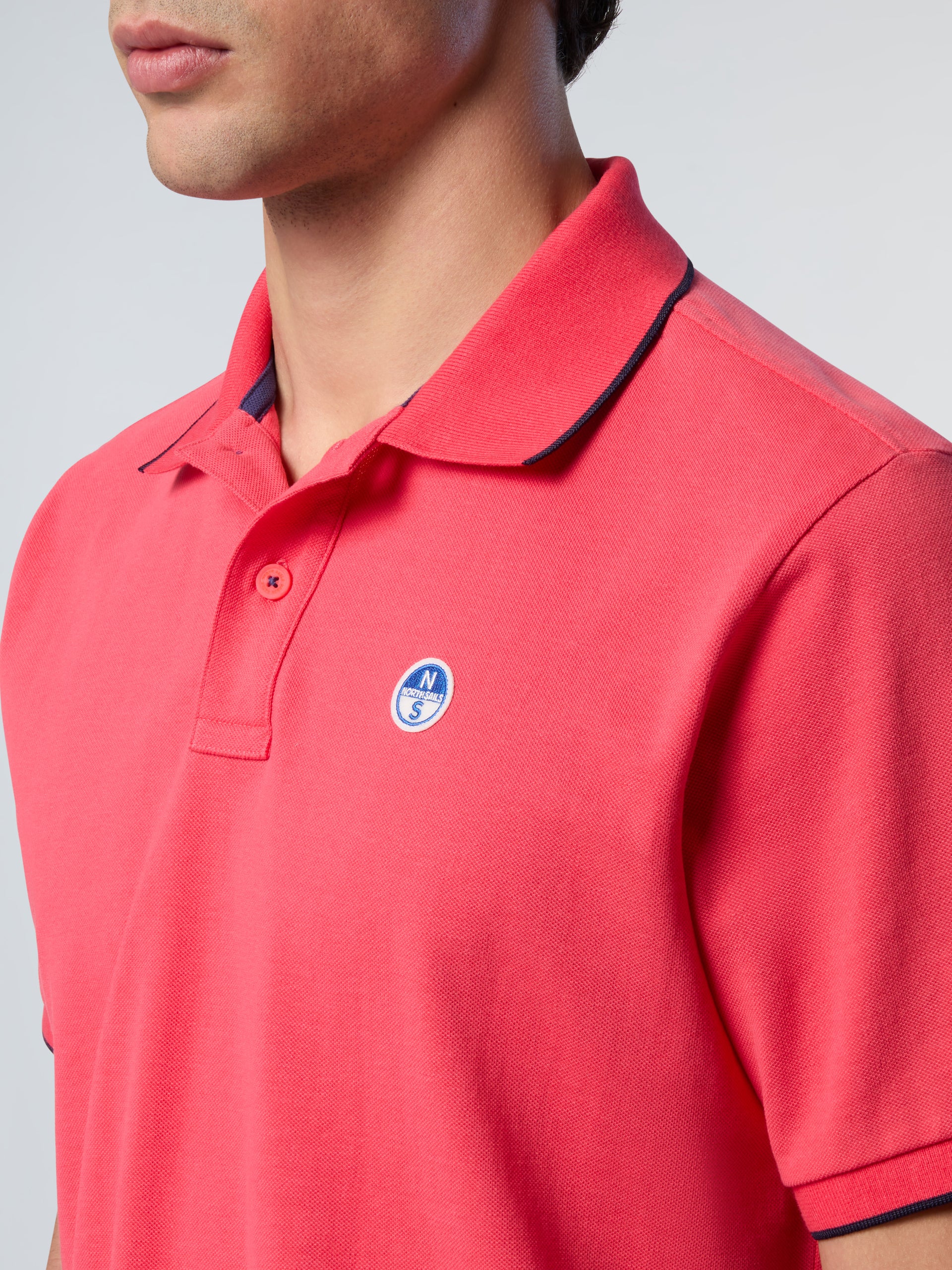 6 | Geranium | polo-short-sleeve-collar-wstriped-in-contrast-2-692452