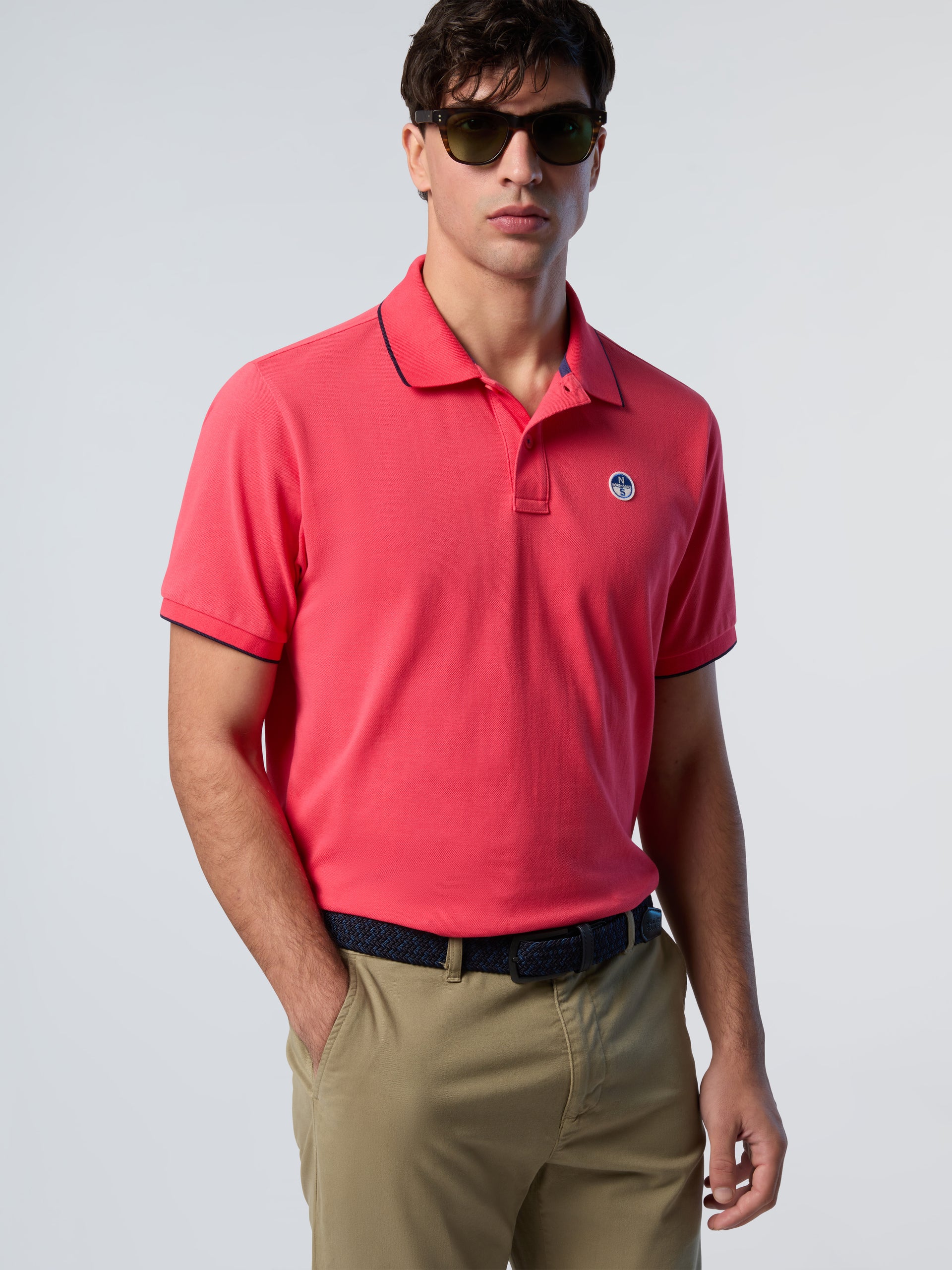2 | Geranium | polo-short-sleeve-collar-wstriped-in-contrast-2-692452