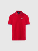 hover | Red | polo-short-sleeve-collar-wstriped-in-contrast-692452