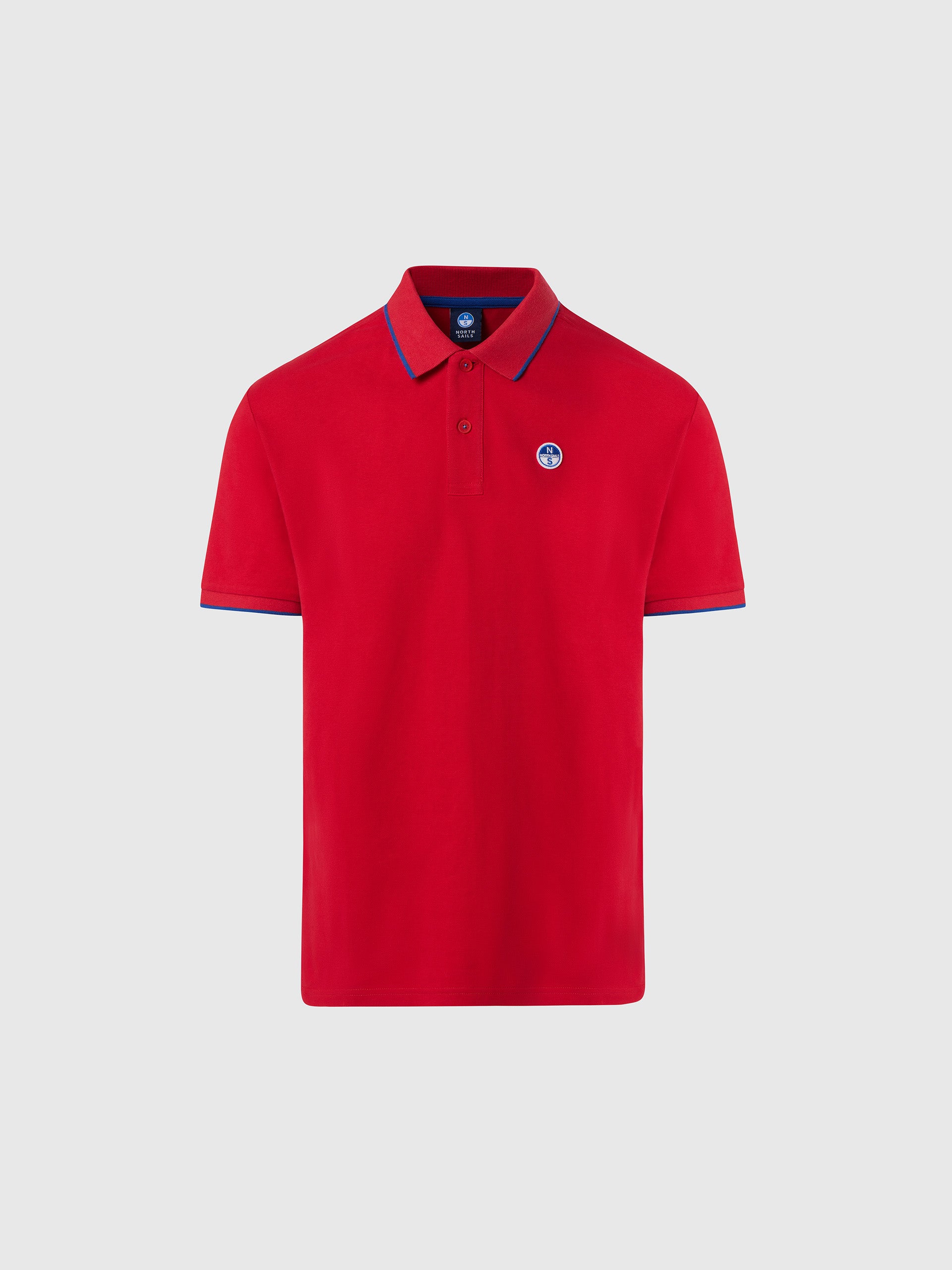 hover | Red | polo-short-sleeve-collar-wstriped-in-contrast-692452