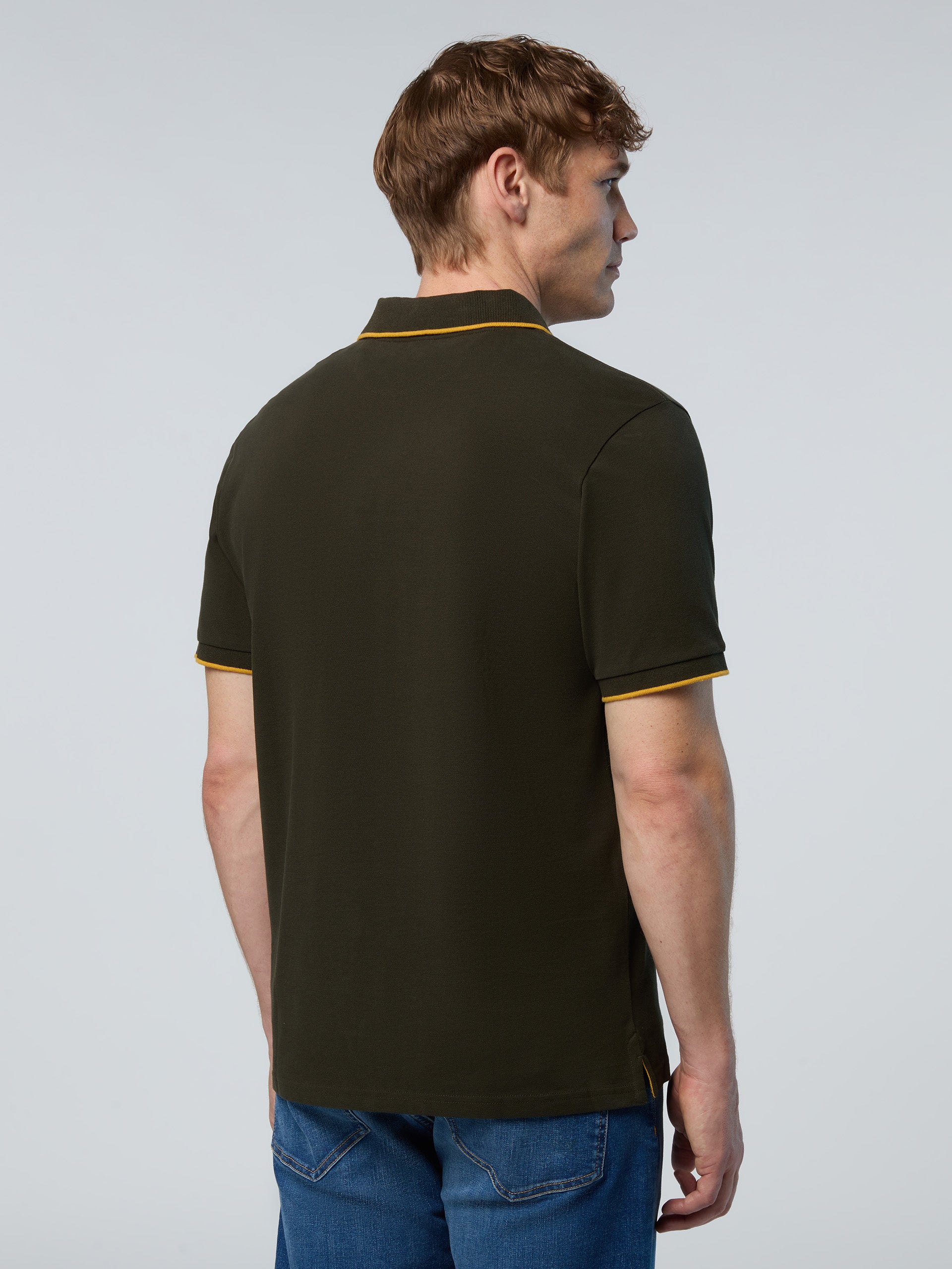 Polo shirt with collar lettering | North Sails