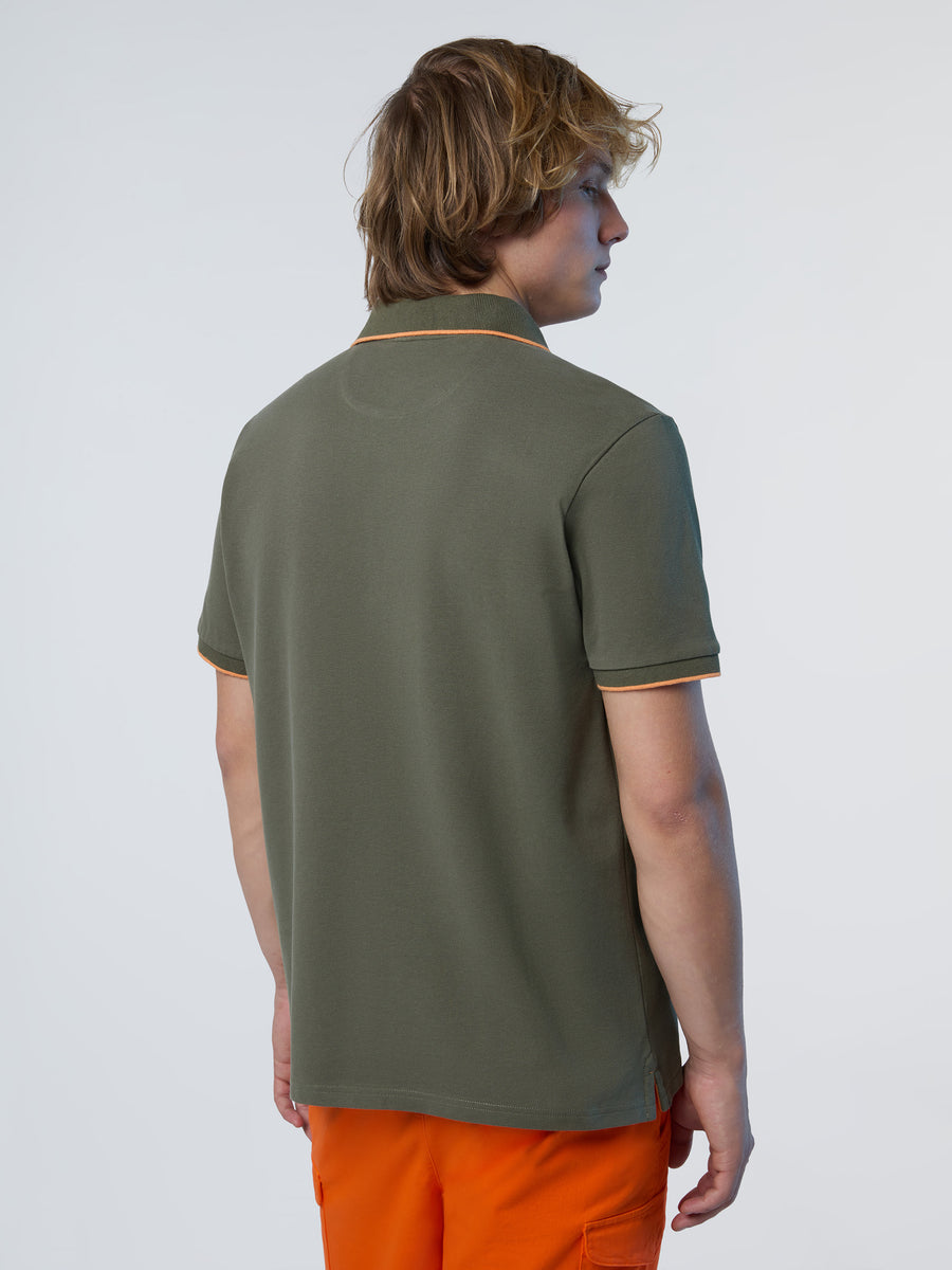 polo-short-sleeve-collar-wstriped-in-contrast-692452