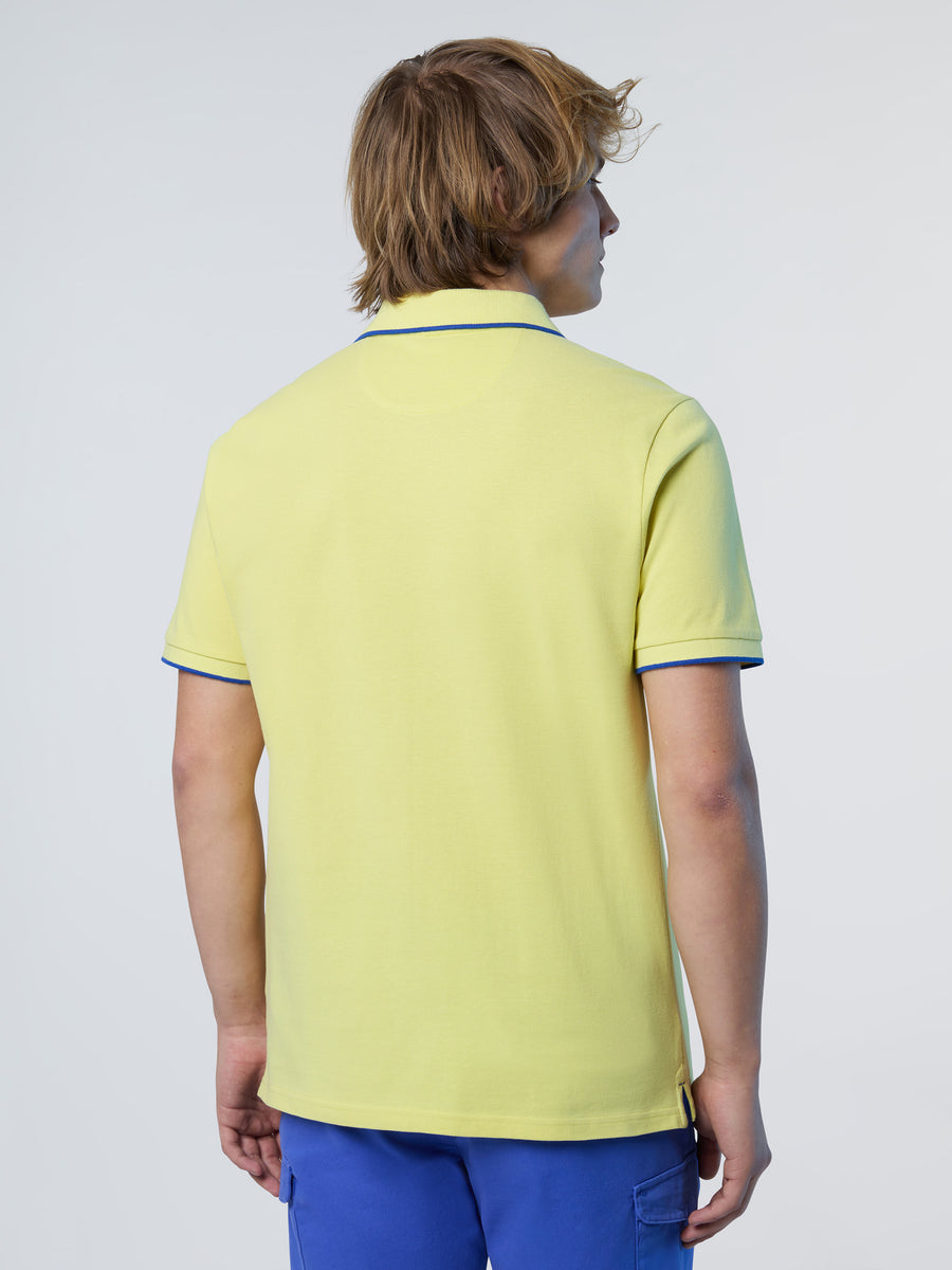 polo-short-sleeve-collar-wstriped-in-contrast-692452