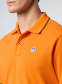 6 | Papaya orange | polo-short-sleeve-collar-wstriped-in-contrast-2-692452
