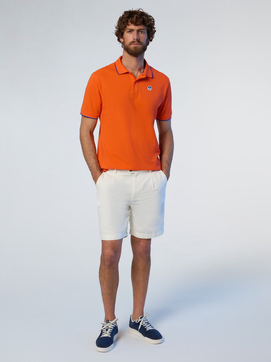polo-short-sleeve-collar-wstriped-in-contrast-692452
