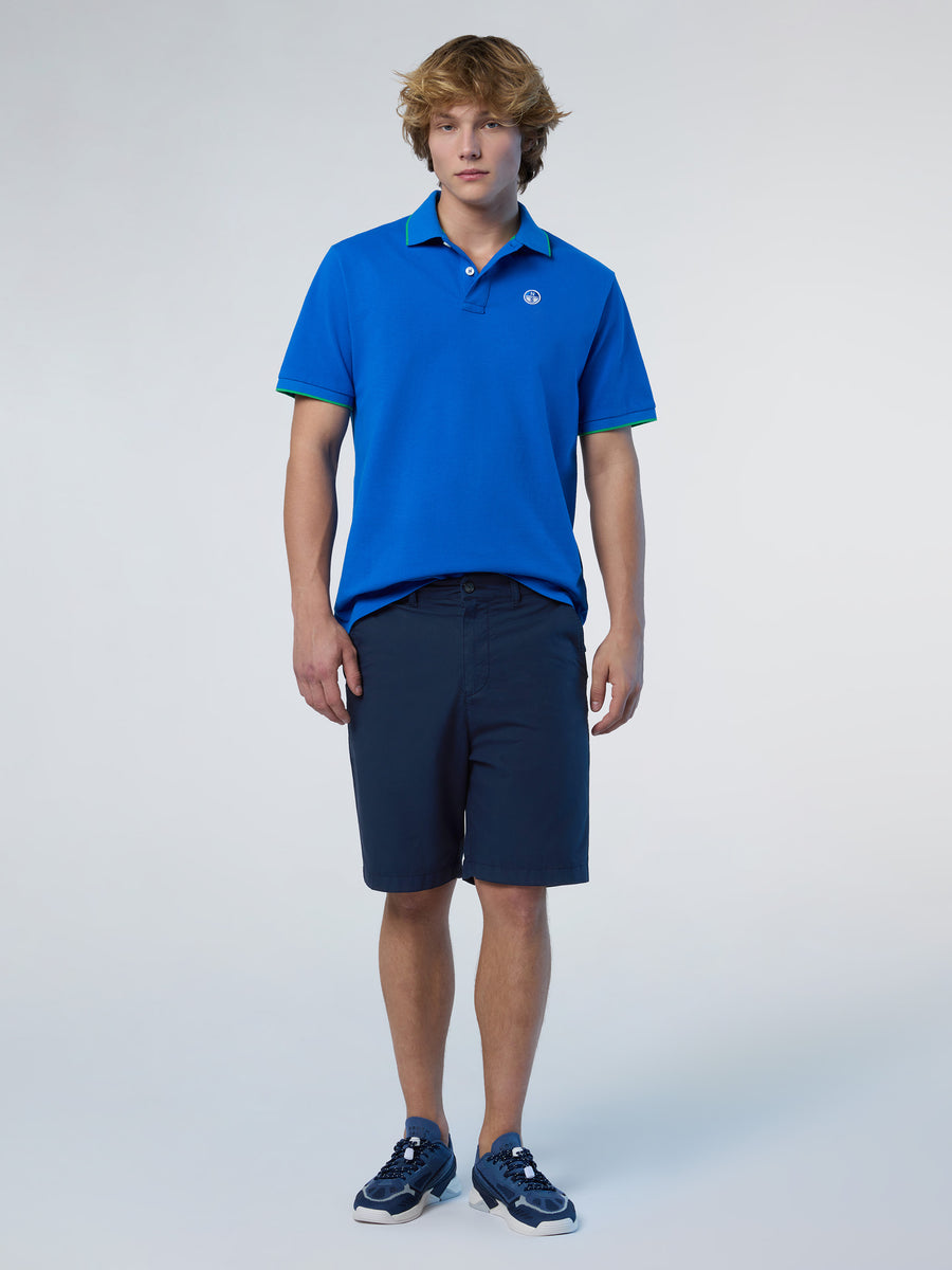 polo-short-sleeve-collar-wstriped-in-contrast-692452