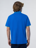 4 | Royal | polo-short-sleeve-collar-wstriped-in-contrast-692452