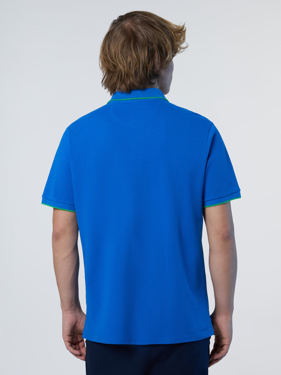 polo-short-sleeve-collar-wstriped-in-contrast-692452