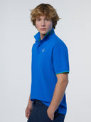 2 | Royal | polo-short-sleeve-collar-wstriped-in-contrast-692452