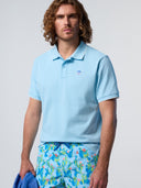 2 | Soft blue | polo-short-sleeve-collar-wstriped-in-contrast-2-692452