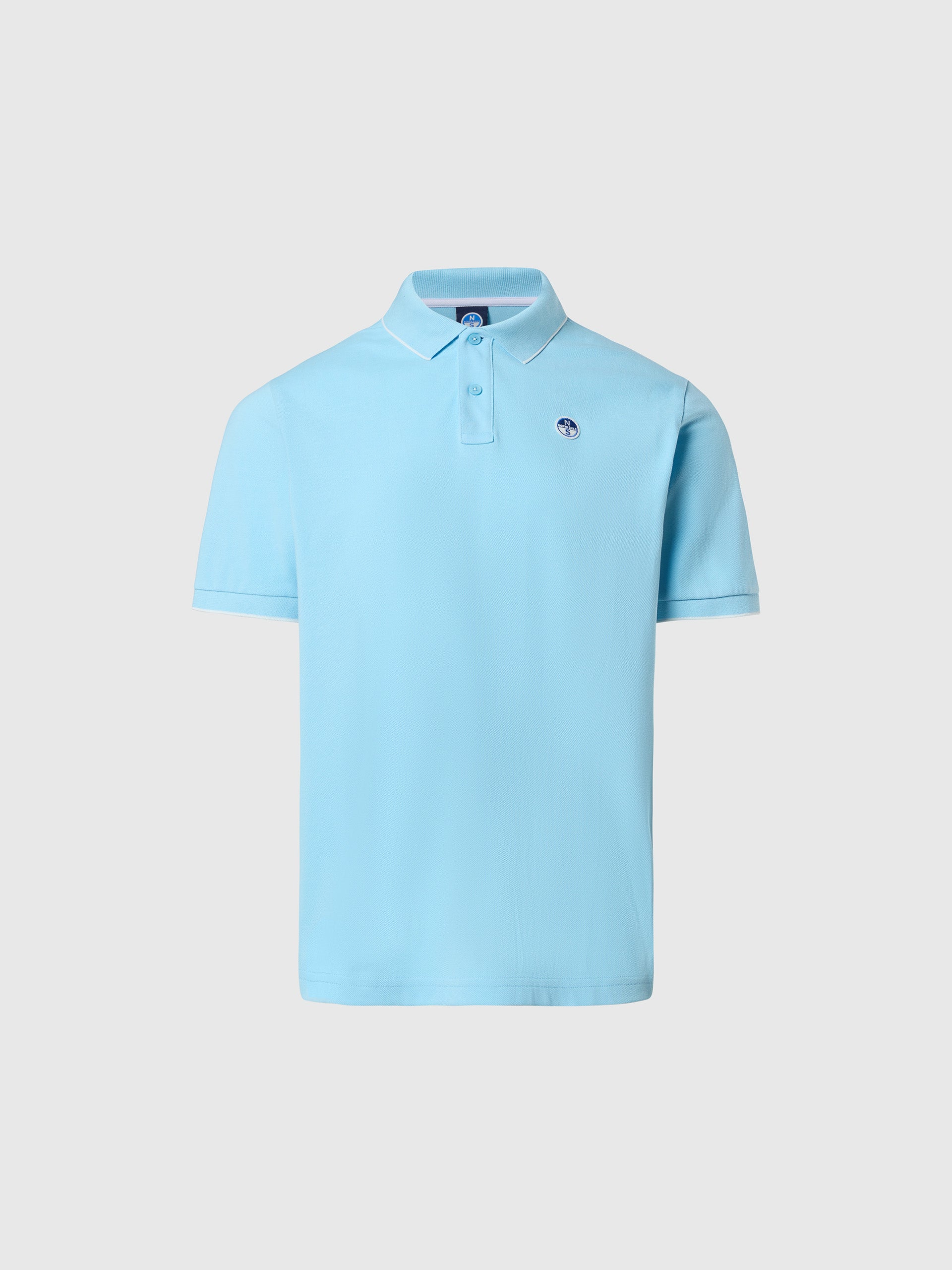 hover | Soft blue | polo-short-sleeve-collar-wstriped-in-contrast-2-692452