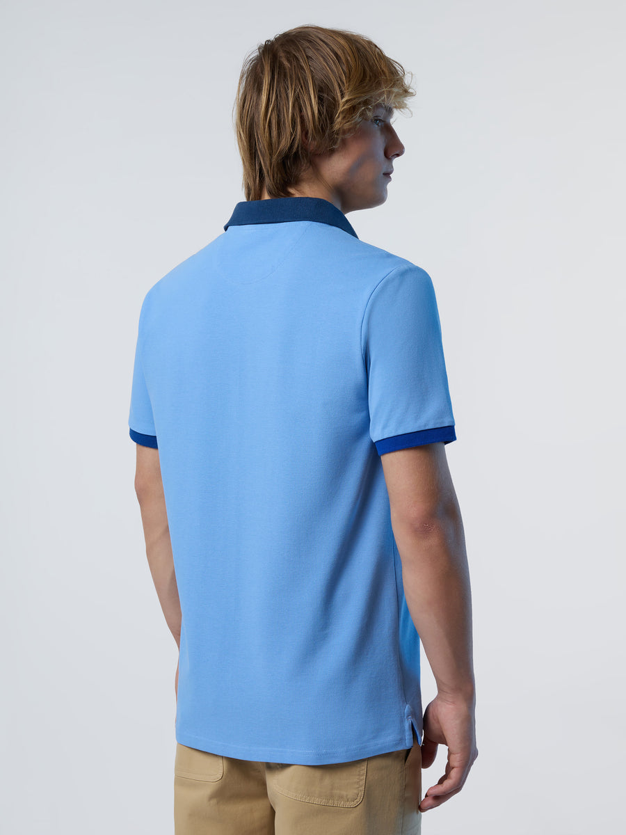 4 | Light blue | polo-short-sleeve-different-combo-colors-cuff-692453