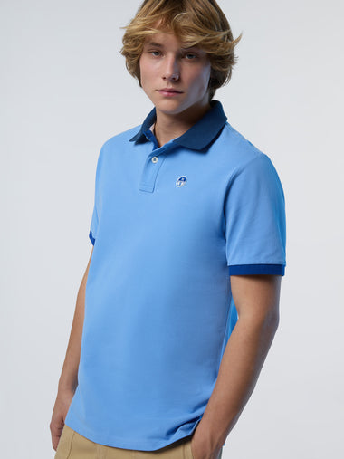 2 | Light blue | polo-short-sleeve-different-combo-colors-cuff-692453