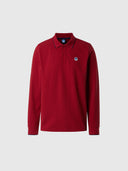 hover | Red dahlia | basic-polo-long-sleeve-692454-1