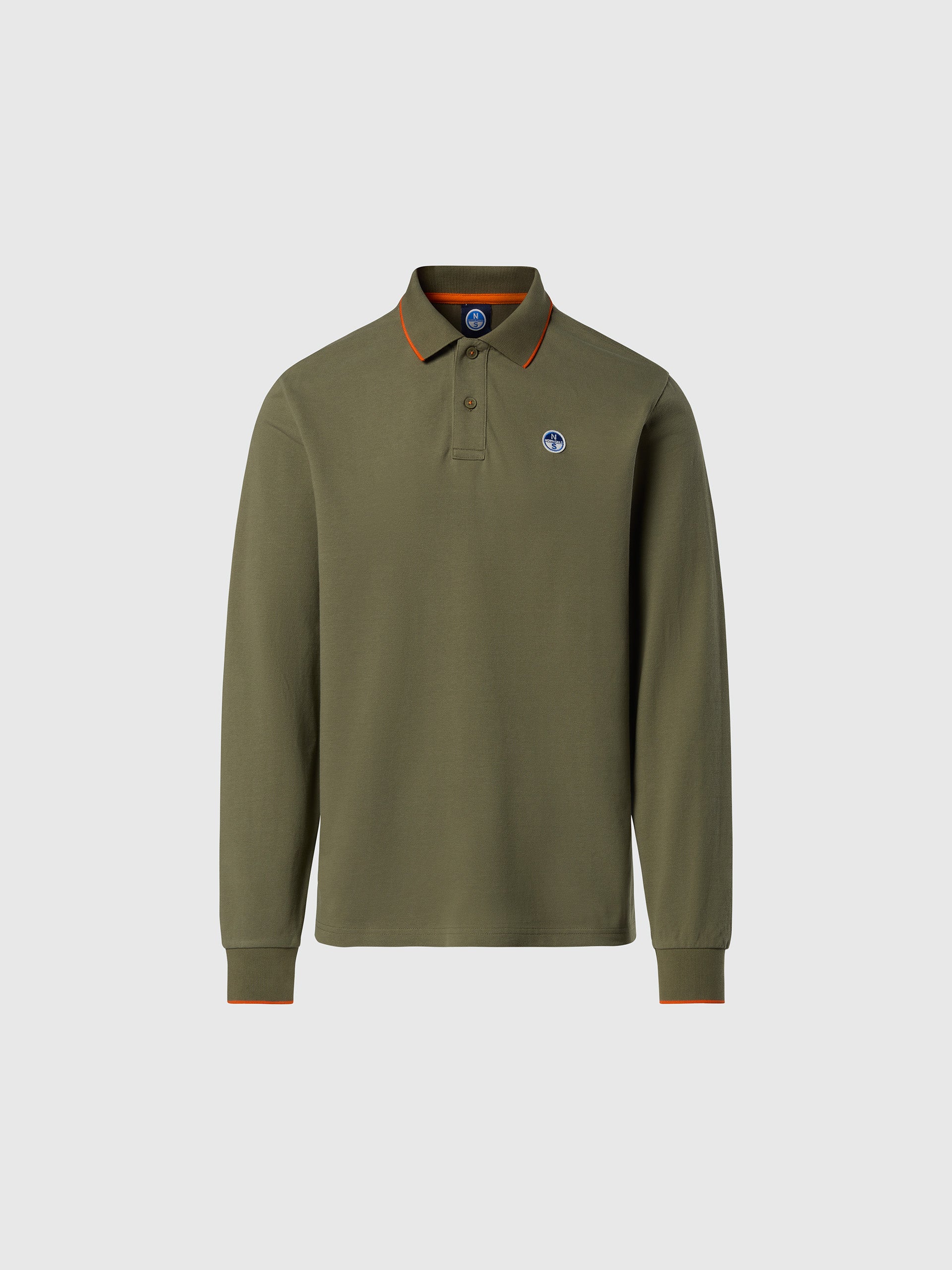 hover | Deep green | basic-polo-long-sleeve-692454