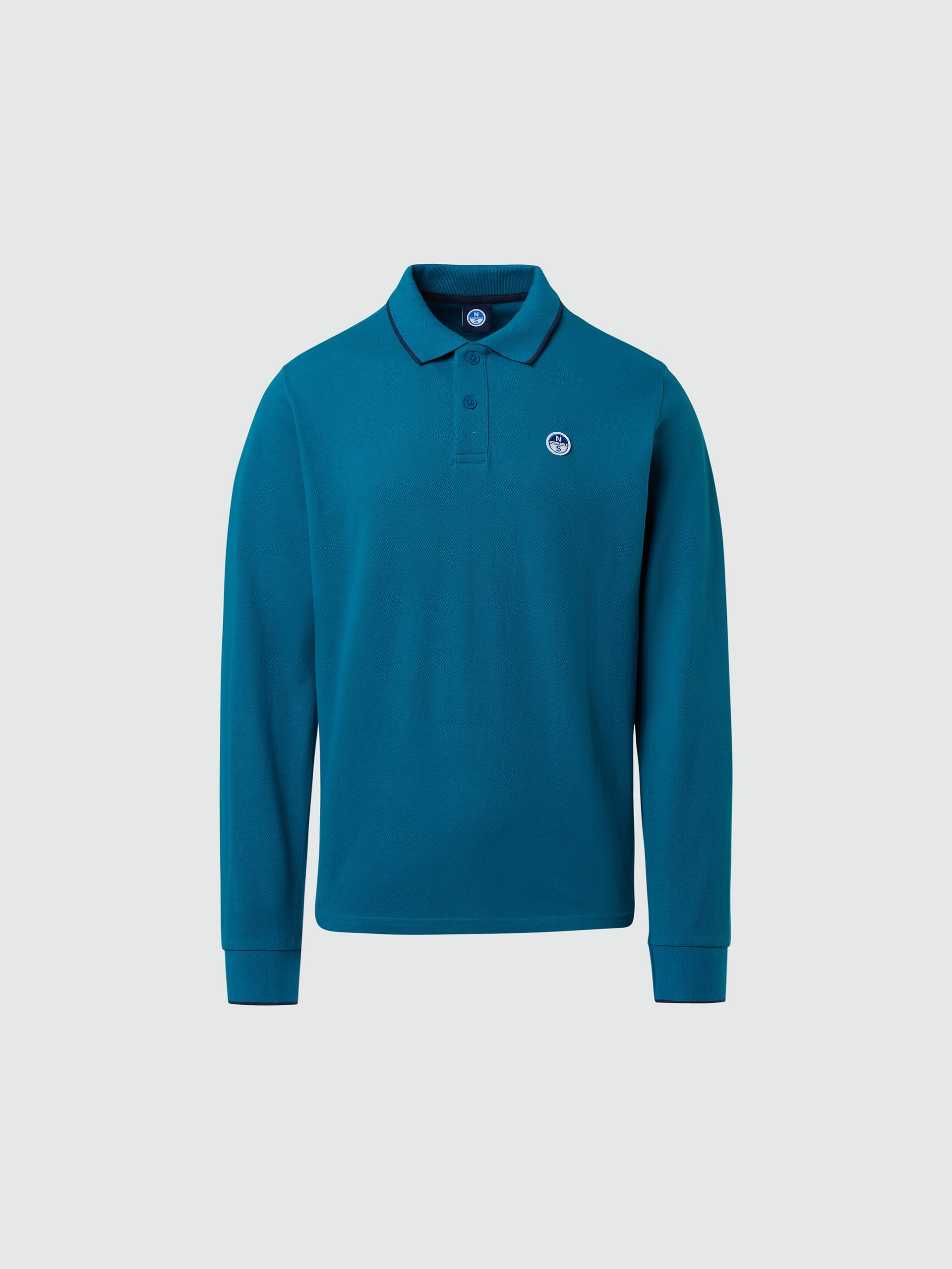 hover | Water green | basic-polo-long-sleeve-692454