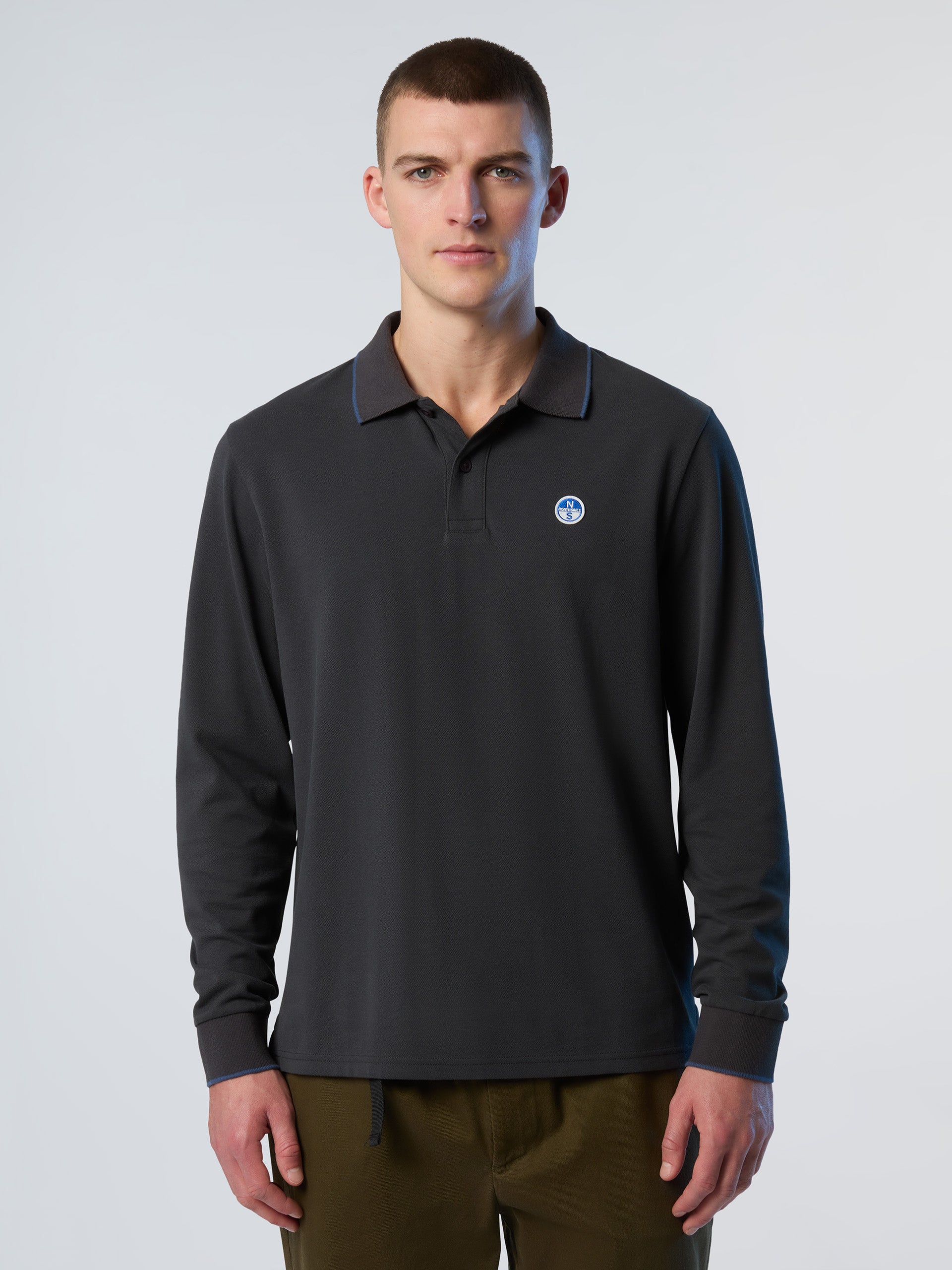 Coolmax piqué long-sleeved polo shirt | North Sails