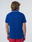 4 | Ocean blue | polo-short-sleeve-wcontrast-shoulder-stitching-692455