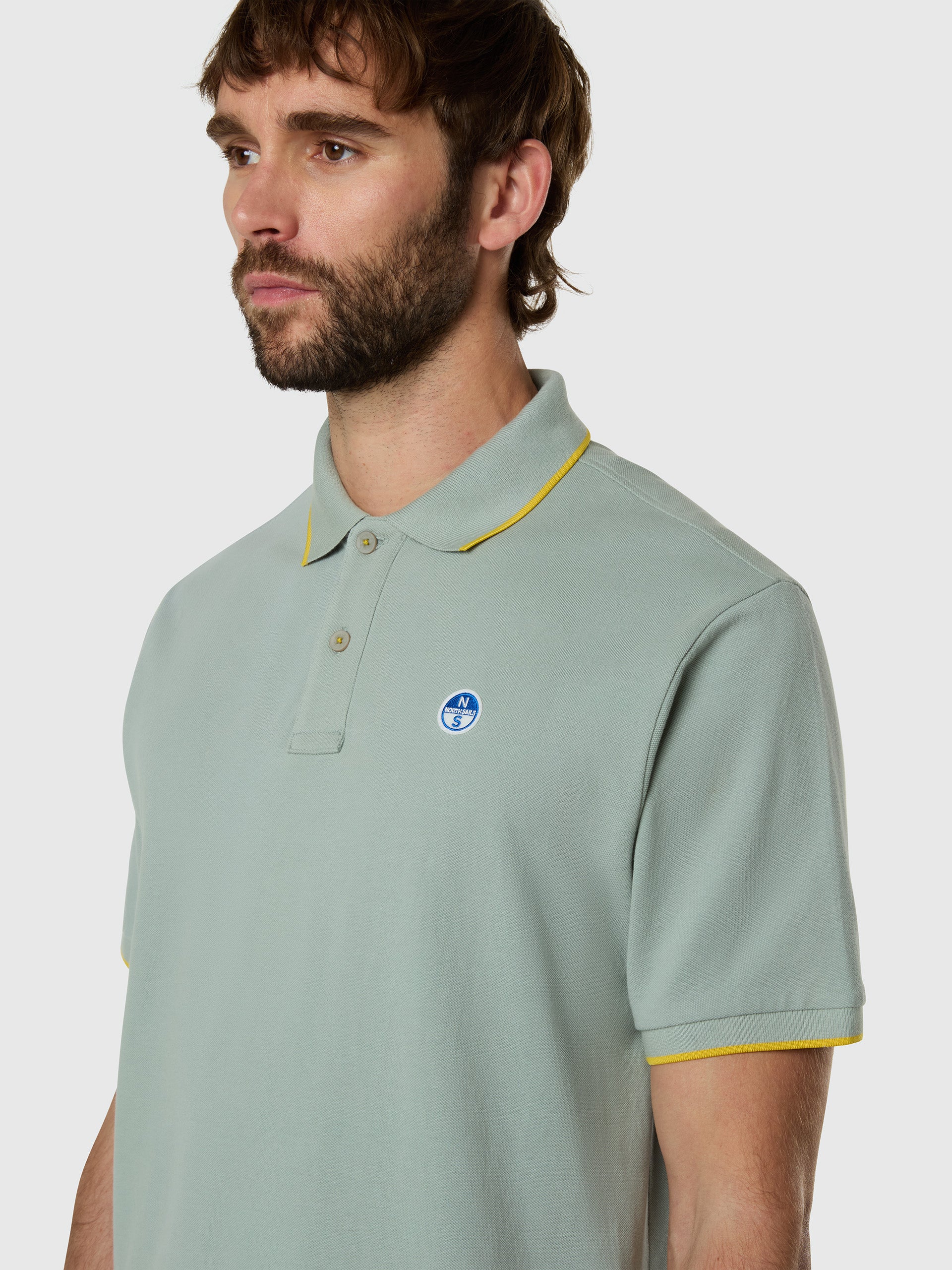 Polo shirt with contrast edges | North Sails