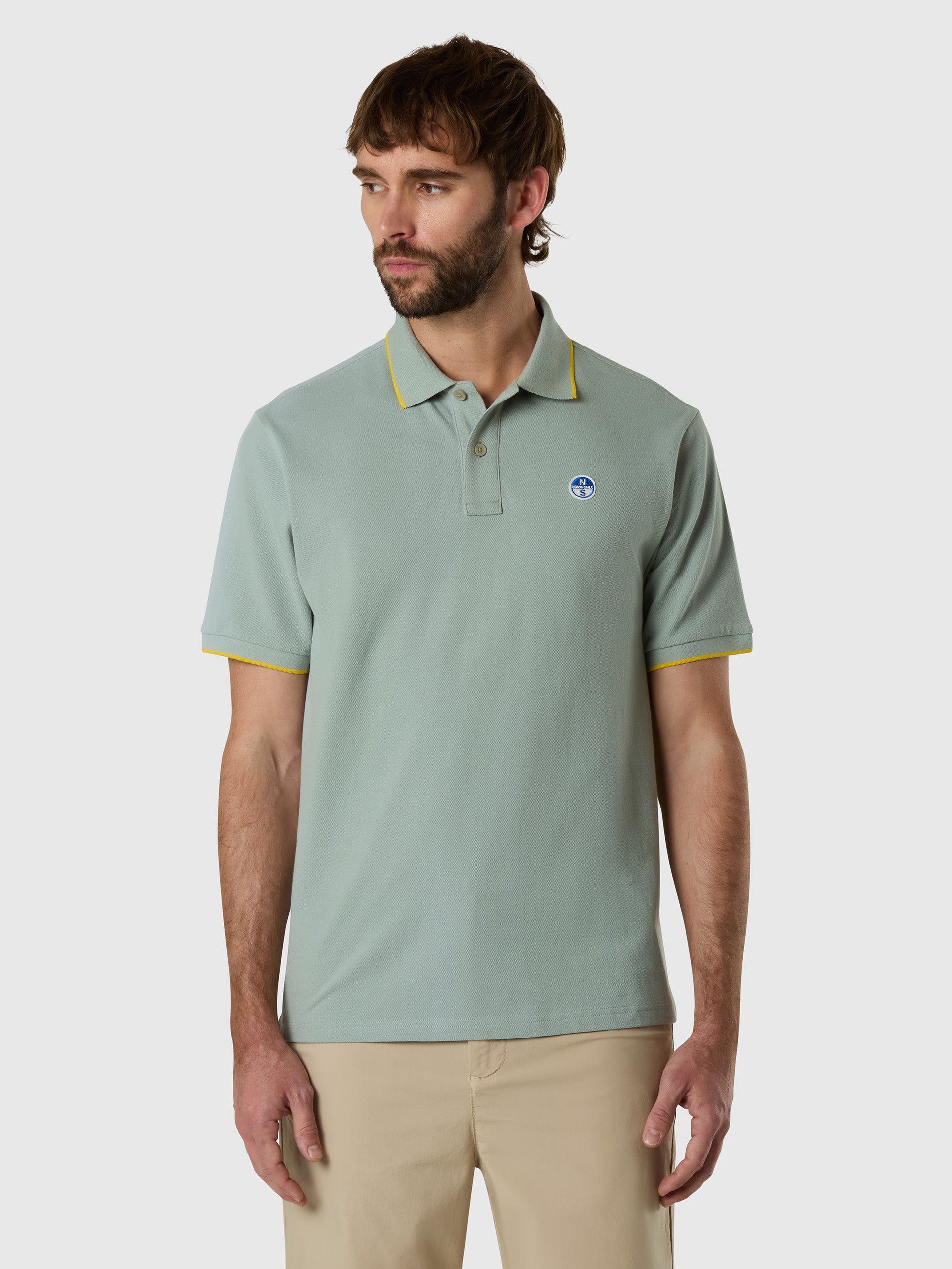Polo shirt with contrast edges | North Sails
