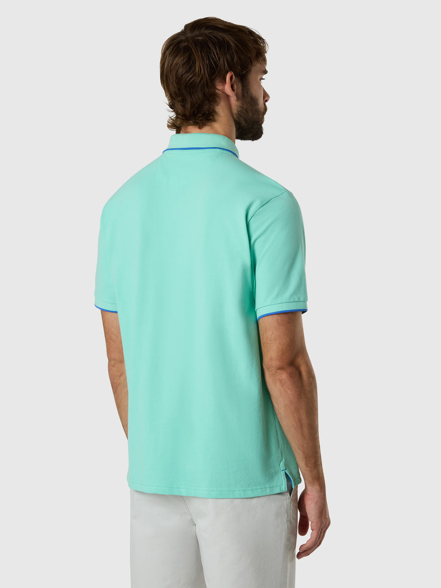 polo-short-sleeve-collar-wstriped-in-contrast-692464
