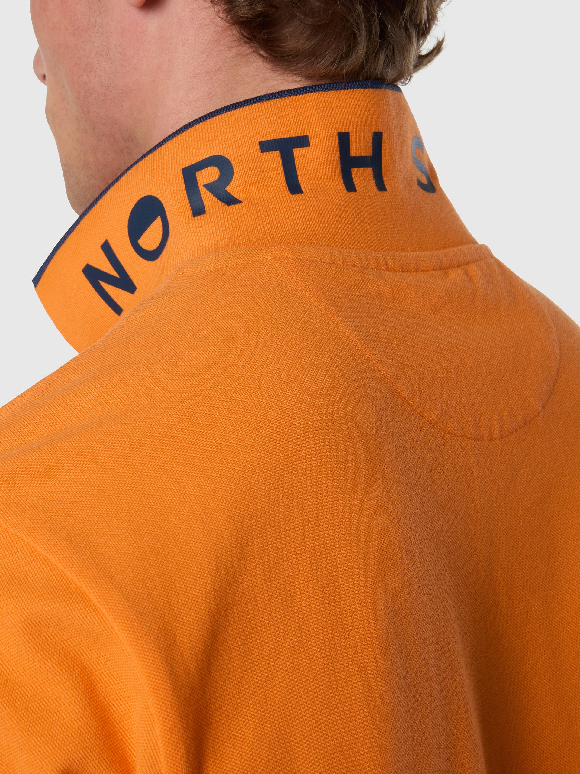 7 | Orange peel | polo-short-sleeve-collar-wstriped-in-contrast-692464