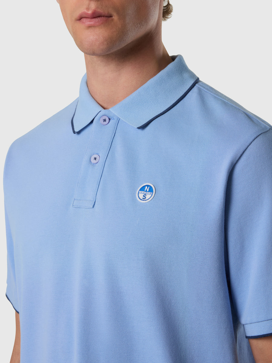 polo-short-sleeve-collar-wstriped-in-contrast-692464